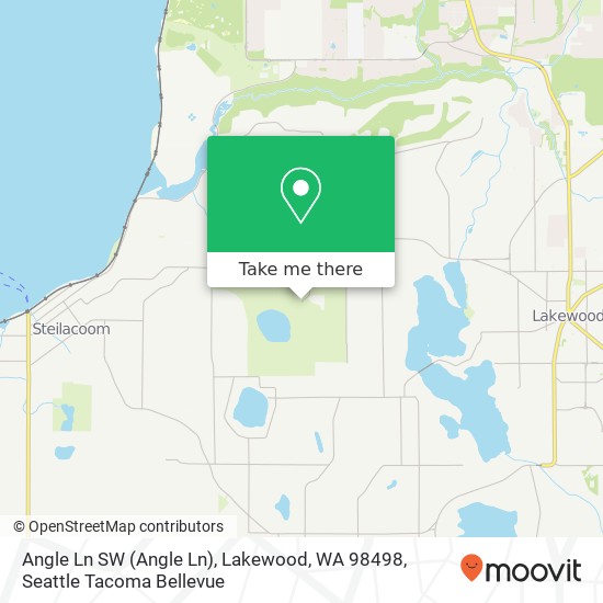 Angle Ln SW (Angle Ln), Lakewood, WA 98498 map