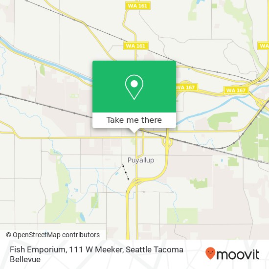 Mapa de Fish Emporium, 111 W Meeker