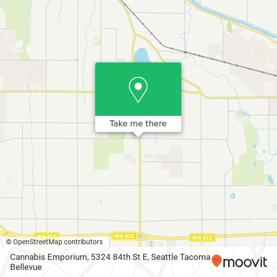 Mapa de Cannabis Emporium, 5324 84th St E