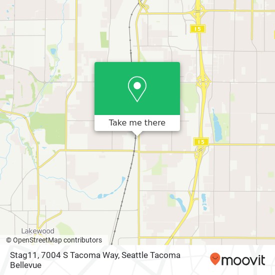 Stag11, 7004 S Tacoma Way map