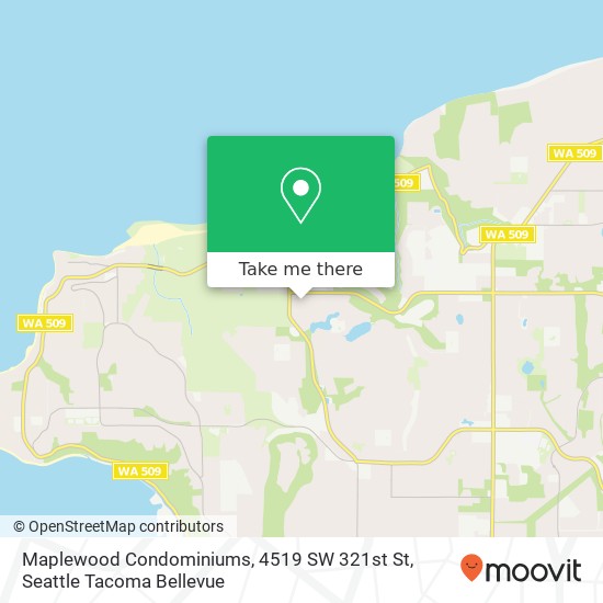 Maplewood Condominiums, 4519 SW 321st St map