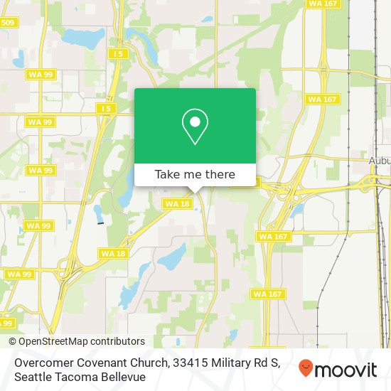 Mapa de Overcomer Covenant Church, 33415 Military Rd S
