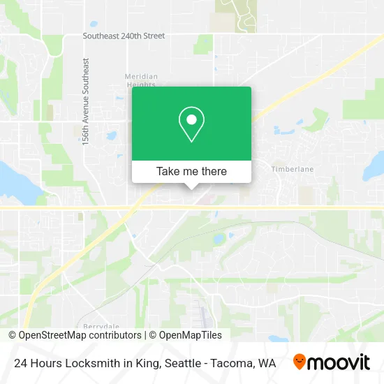 Mapa de 24 Hours Locksmith in King