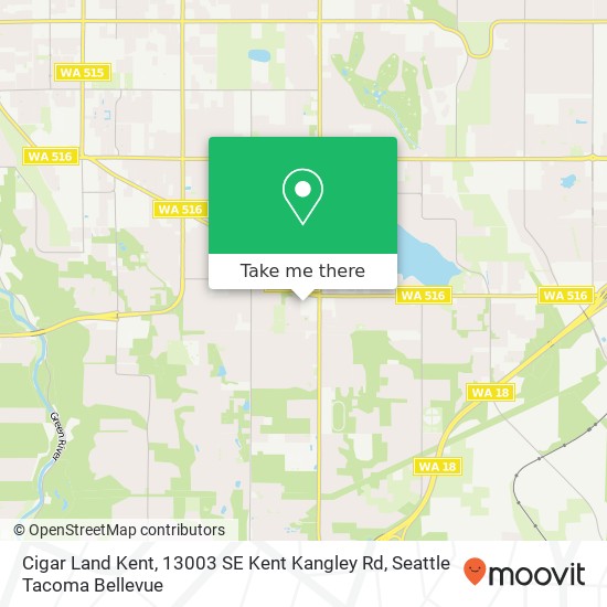 Cigar Land Kent, 13003 SE Kent Kangley Rd map