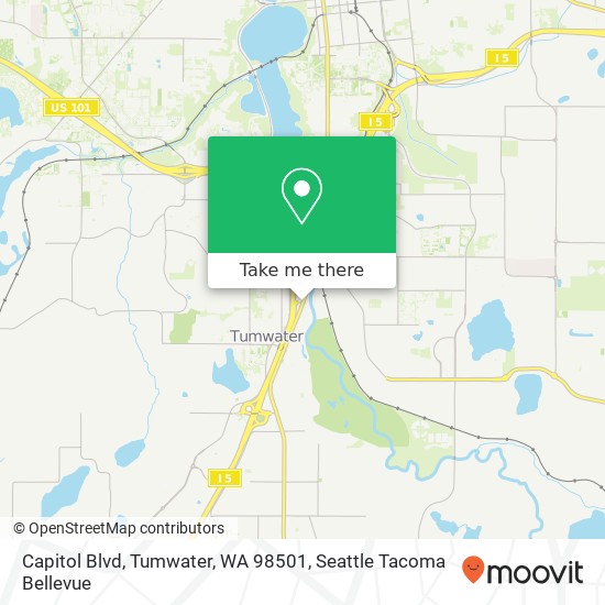 Mapa de Capitol Blvd, Tumwater, WA 98501