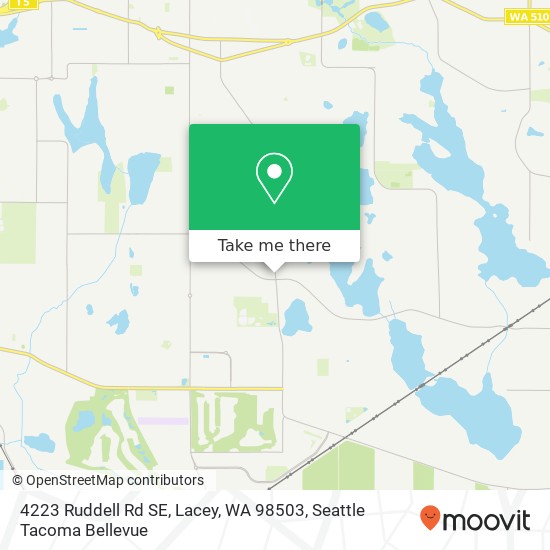 4223 Ruddell Rd SE, Lacey, WA 98503 map