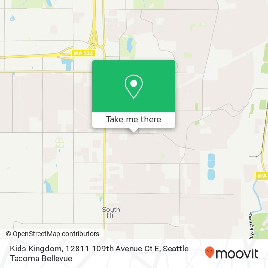 Mapa de Kids Kingdom, 12811 109th Avenue Ct E