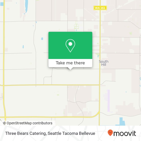 Three Bears Catering map