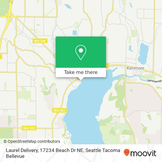 Laurel Delivery, 17234 Beach Dr NE map