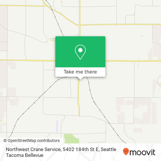 Mapa de Northwest Crane Service, 5402 184th St E