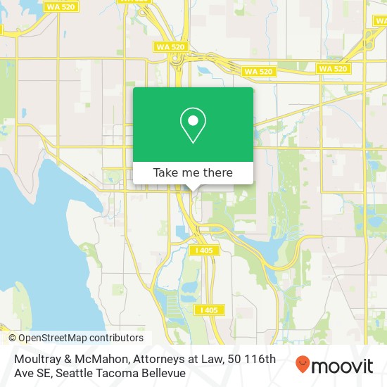 Moultray & McMahon, Attorneys at Law, 50 116th Ave SE map