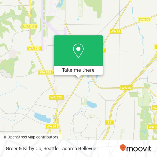 Mapa de Greer & Kirby Co, 12414 Highway 99