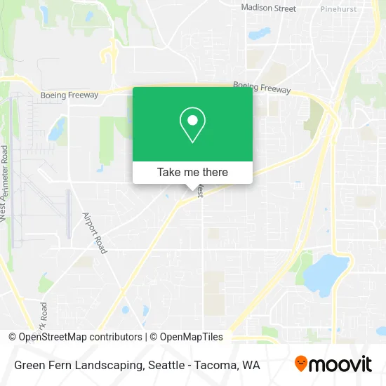 Mapa de Green Fern Landscaping