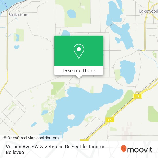 Mapa de Vernon Ave SW & Veterans Dr