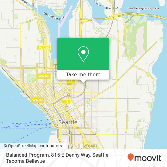 Mapa de Balanced Program, 815 E Denny Way