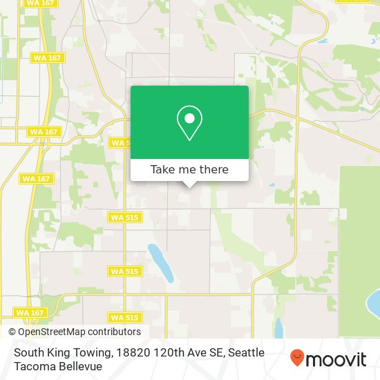 South King Towing, 18820 120th Ave SE map