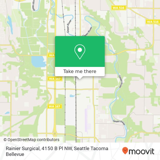 Rainier Surgical, 4150 B Pl NW map