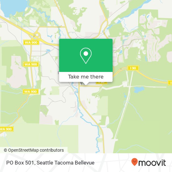 PO Box 501, PO Box 501, Issaquah, WA 98027, USA map