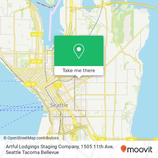 Mapa de Artful Lodgings Staging Company, 1505 11th Ave