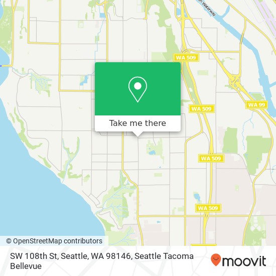 SW 108th St, Seattle, WA 98146 map