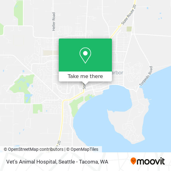 Vet's Animal Hospital map