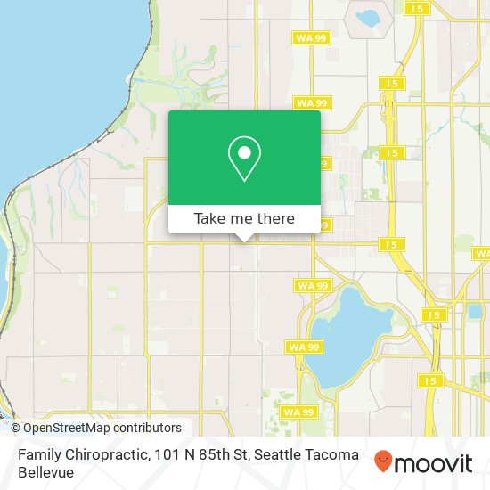 Mapa de Family Chiropractic, 101 N 85th St