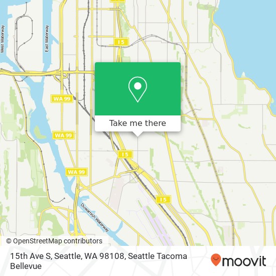 15th Ave S, Seattle, WA 98108 map