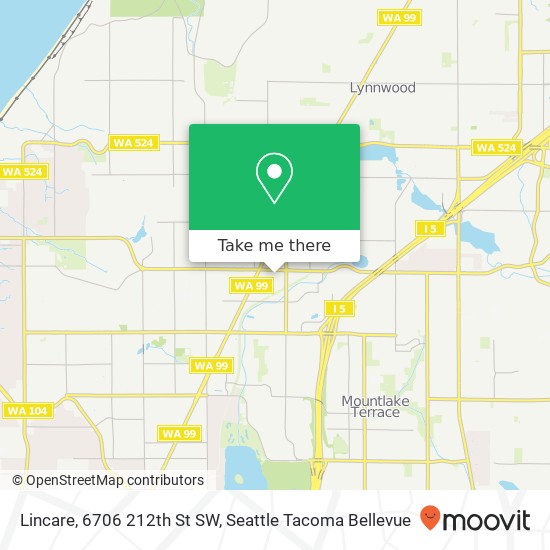 Mapa de Lincare, 6706 212th St SW