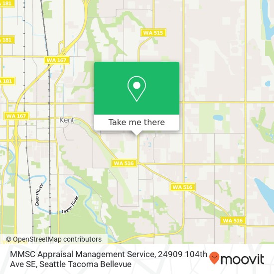 Mapa de MMSC Appraisal Management Service, 24909 104th Ave SE