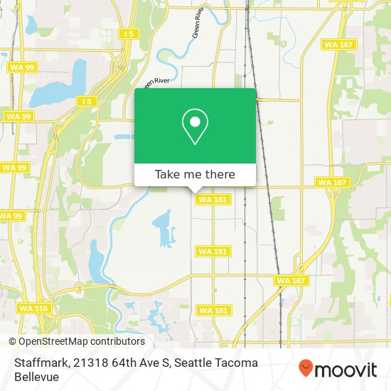 Mapa de Staffmark, 21318 64th Ave S