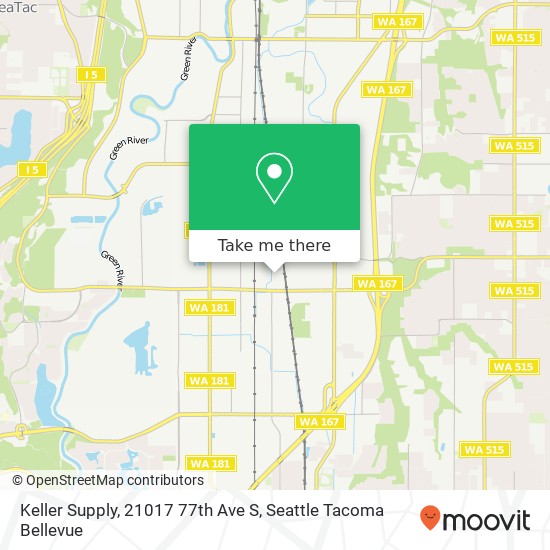 Keller Supply, 21017 77th Ave S map