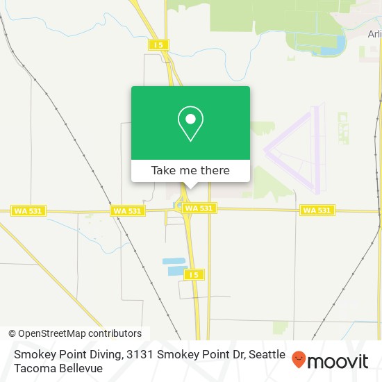 Smokey Point Diving, 3131 Smokey Point Dr map