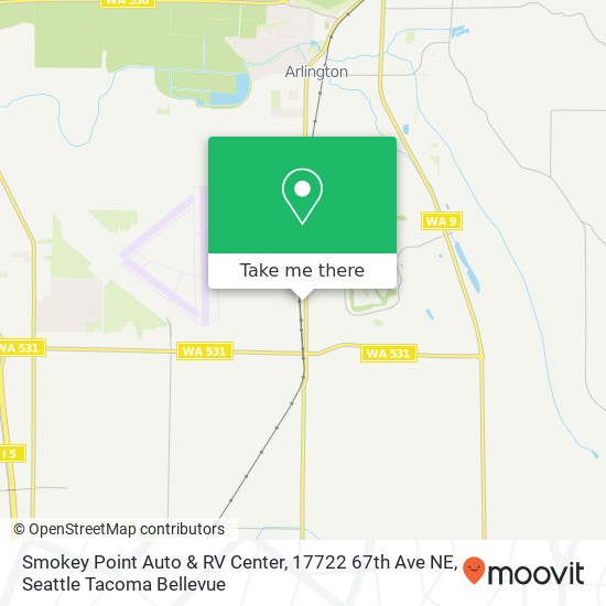 Smokey Point Auto & RV Center, 17722 67th Ave NE map