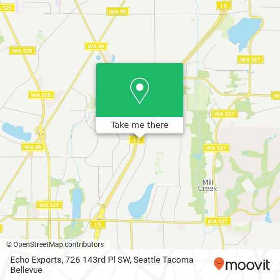 Echo Exports, 726 143rd Pl SW map
