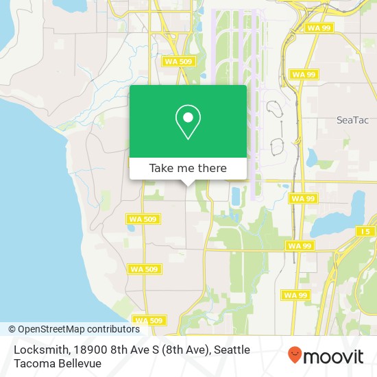 Locksmith, 18900 8th Ave S map