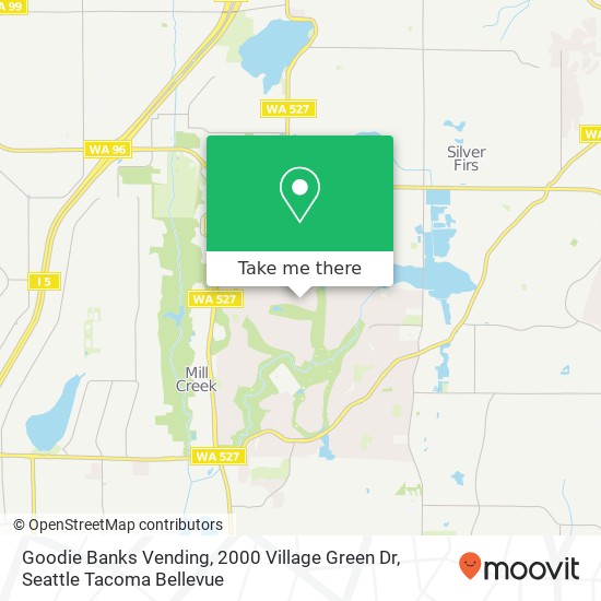 Mapa de Goodie Banks Vending, 2000 Village Green Dr