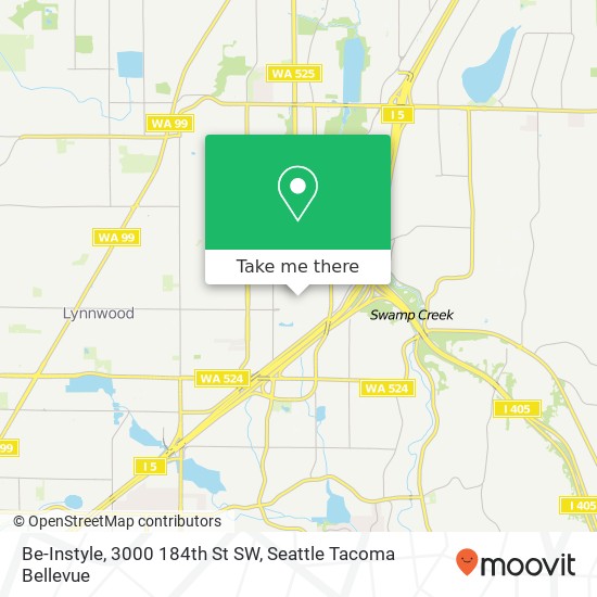 Mapa de Be-Instyle, 3000 184th St SW