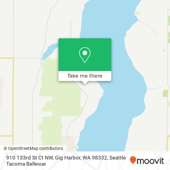 Mapa de 910 133rd St Ct NW, Gig Harbor, WA 98332