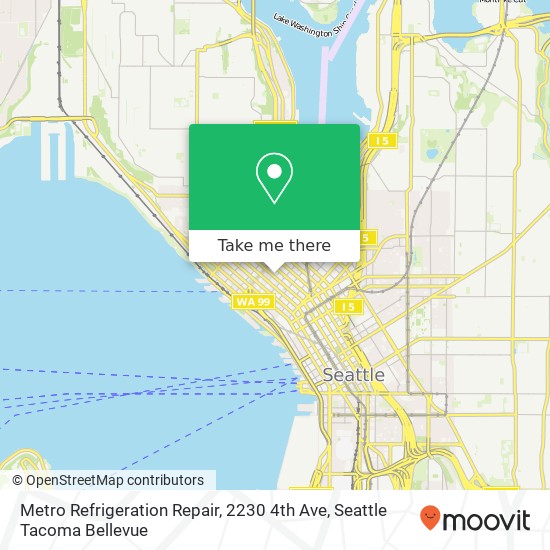 Mapa de Metro Refrigeration Repair, 2230 4th Ave