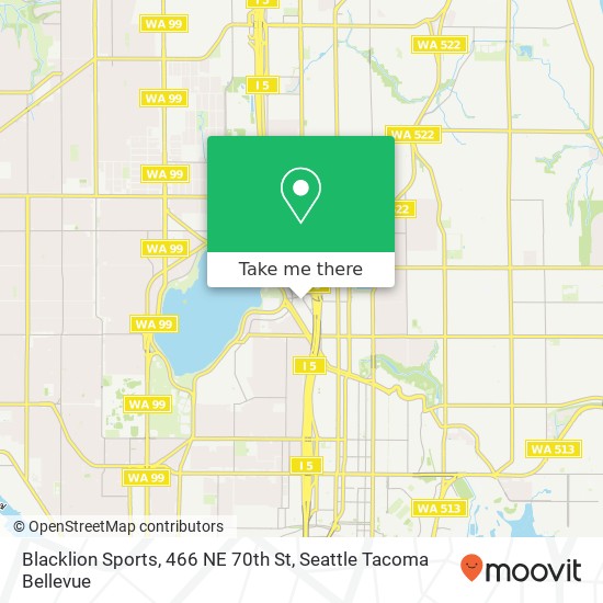 Mapa de Blacklion Sports, 466 NE 70th St