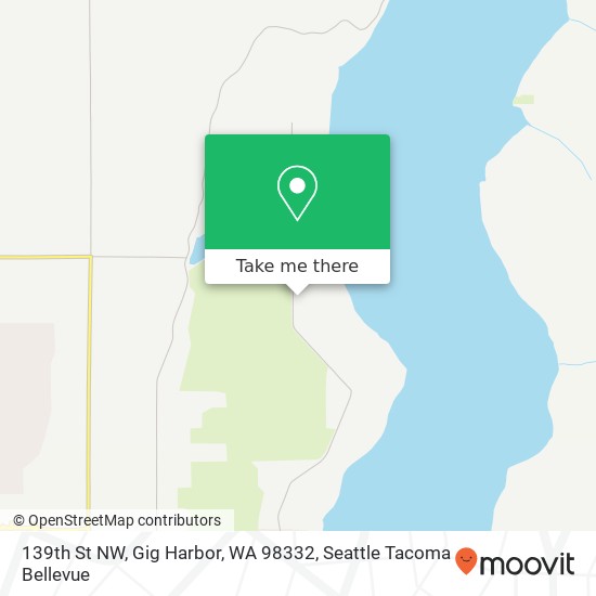 Mapa de 139th St NW, Gig Harbor, WA 98332