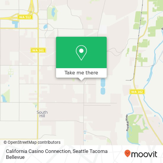 California Casino Connection map