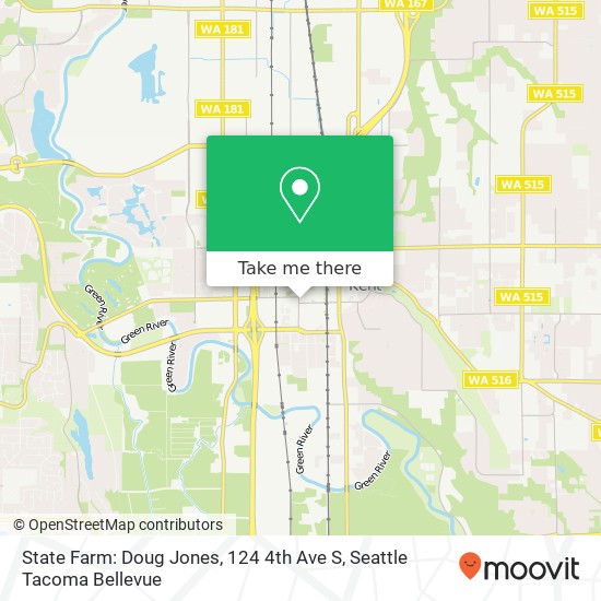 Mapa de State Farm: Doug Jones, 124 4th Ave S