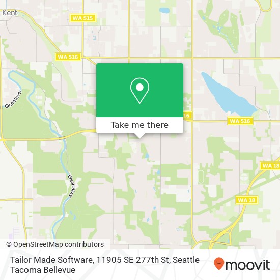 Tailor Made Software, 11905 SE 277th St map