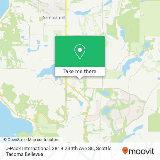 Mapa de J-Pack International, 2819 234th Ave SE