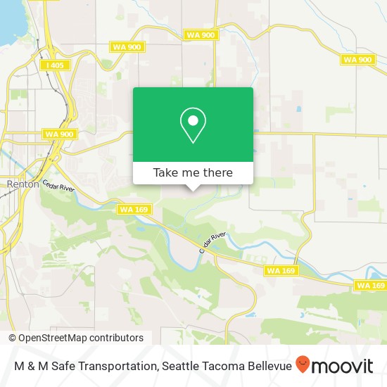 M & M Safe Transportation map