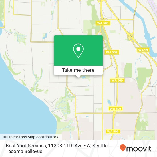 Best Yard Services, 11208 11th Ave SW map