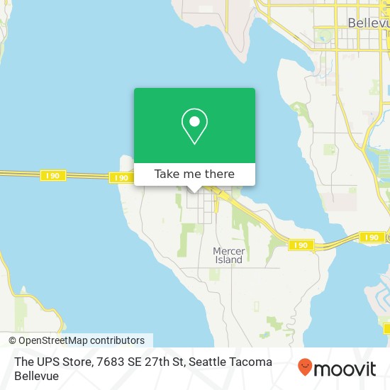 Mapa de The UPS Store, 7683 SE 27th St