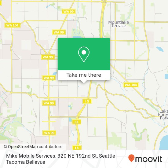 Mike Mobile Services, 320 NE 192nd St map