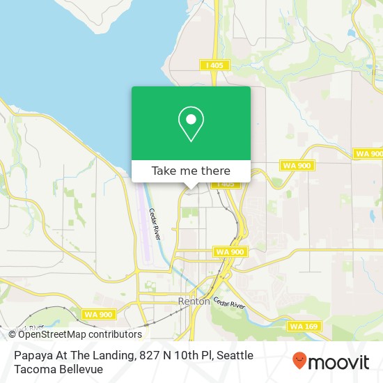 Mapa de Papaya At The Landing, 827 N 10th Pl